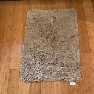 Plush Tan Shag Rug